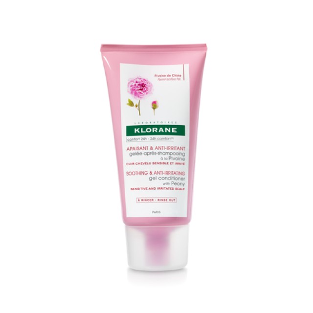 Klorane Pivoine BIO Gel για το Ευαίσθητο & Eρεθισμένο Τριχωτό με Παιώνια, 150ml