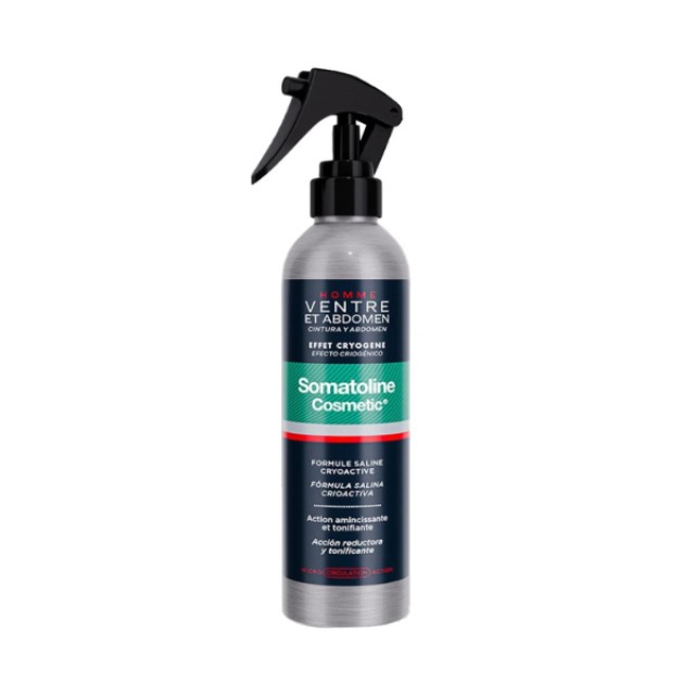 Somatoline Cosmetic Man Tummy & Abdomen Spray with Ice Effect Ανδρικό Αδυνατιστικό Spray για την Περιοχή της Κοιλιάς και Μέσης, 200ml