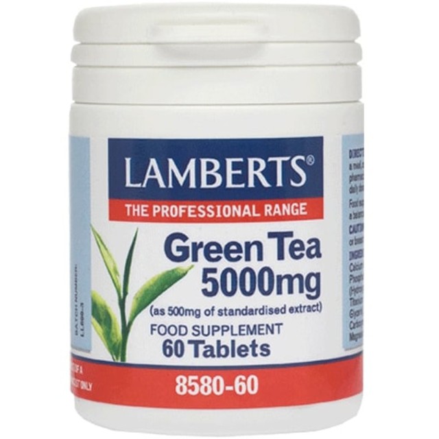 Lamberts Green Tea 5000 mg Πράσινο Τσάι Με Ισχυρές Αντιοξειδωτικές ...
