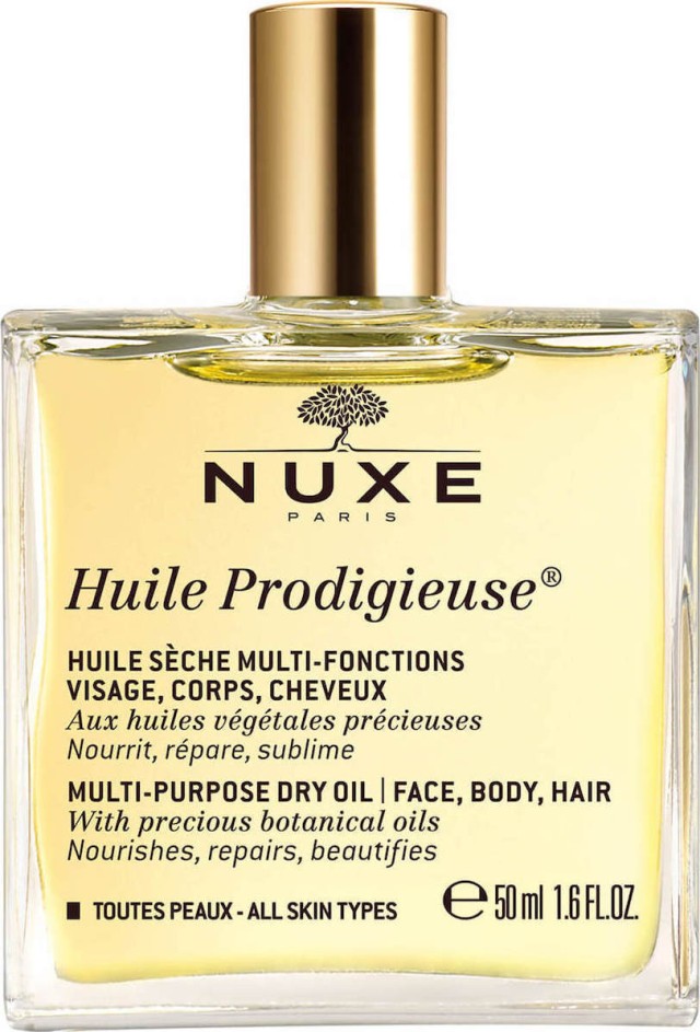 Nuxe Huile Prodigieuse Λάδι Ενυδάτωσης Για Πρόσωπο - Σώμα - Μαλλιά, 50ml