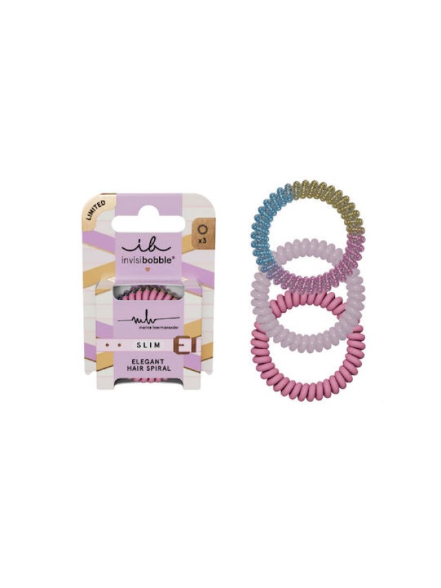 Invisibobble Εlegant Hair Spiral Λαστιχάκια Μαλλιών, 3 Τεμάχια